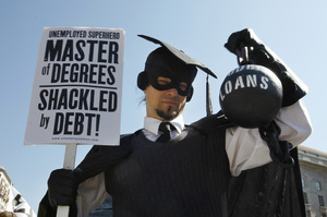 1026 student loan debt 300x199 New college financial aid site includes repayment advice for student loan borrowers