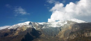 The Nevado del Ruiz volcano (Photo: Ingeominas)