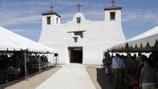 The restored mission ready for the rededication mass on Aug. 13, 2011.