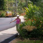 The author, Deborah Charnes, hitchhikes her way around Costa Rica.