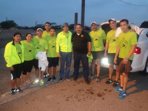 Runners who inaugurated the first-ever Alamo To Border Ultra Marathon Relay