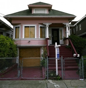 An Oakland foreclosure photographed in 2008.