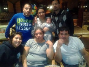 Francisco Elias Fuentes with his family in the United States. Photo courtesy Francisco Elias Fuentes.